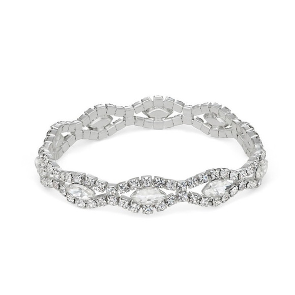 Napier Earring and Silver Tone Bracelet Set - Picture 3 of 4